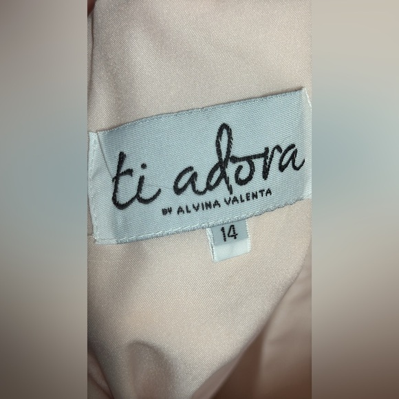 Ti Adora by Alvina‎ Valenta tea Rose Ivory Lace wedding bridal tulle Dress Sz 14 - Picture 14 of 14